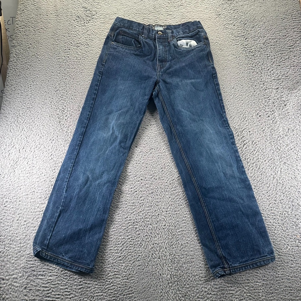 Timberland Jeans Womens 18 Blue Cotton Denim Straight Travel Workwear Faded